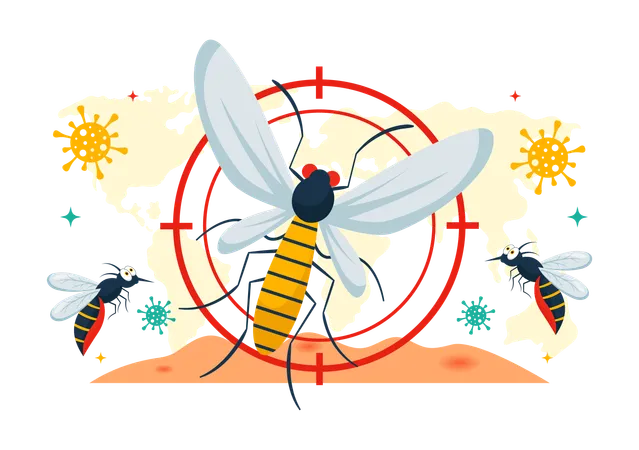 World Mosquito Day  Illustration