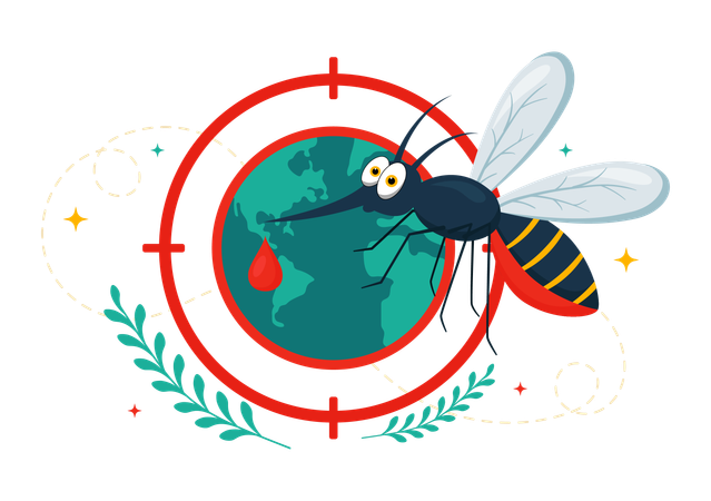 World Mosquito Day  Illustration