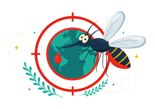 World Mosquito Day  Illustration