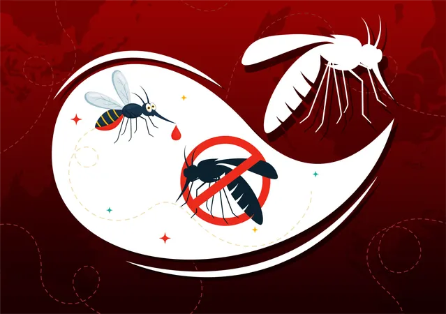 World Mosquito Day  Illustration