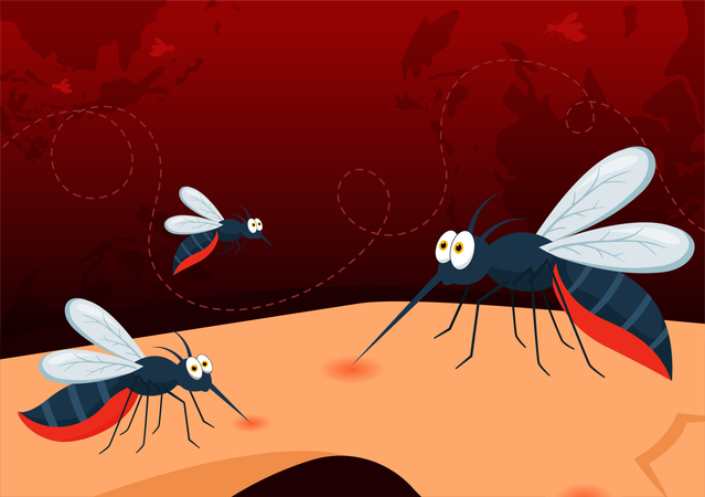 World Mosquito Day  Illustration