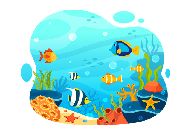 World Oceans Day  Illustration