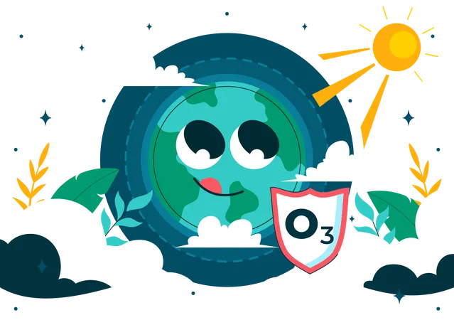 World Ozone Day  Illustration