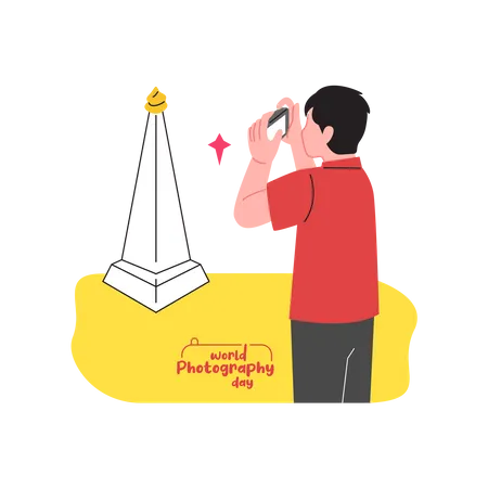 World Photography Day  Illustration