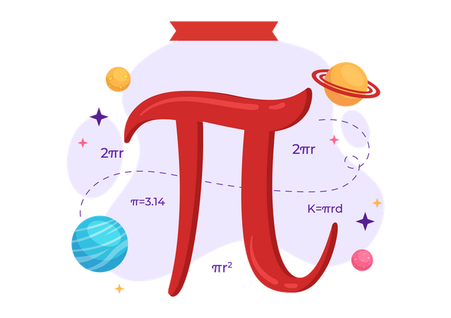 World Pi Day  Illustration