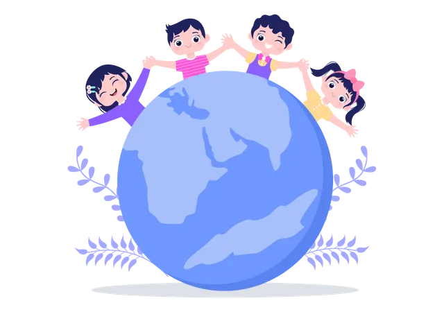 World Population Day Vector Illustration Commemorated Every 11 Th July To Raise Awareness Of Global Populations Problems Landing Page Template 일러스트레이션