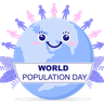 earth population illustration svg