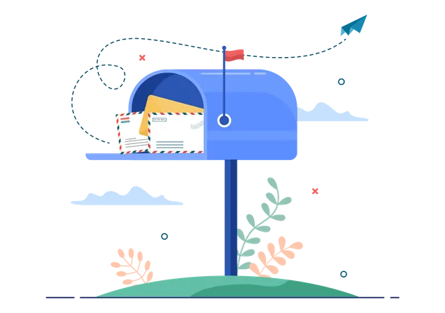 World Post Day  Illustration