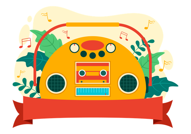 World Radio Day  Illustration