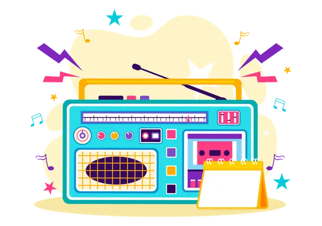 World Radio Day  Illustration