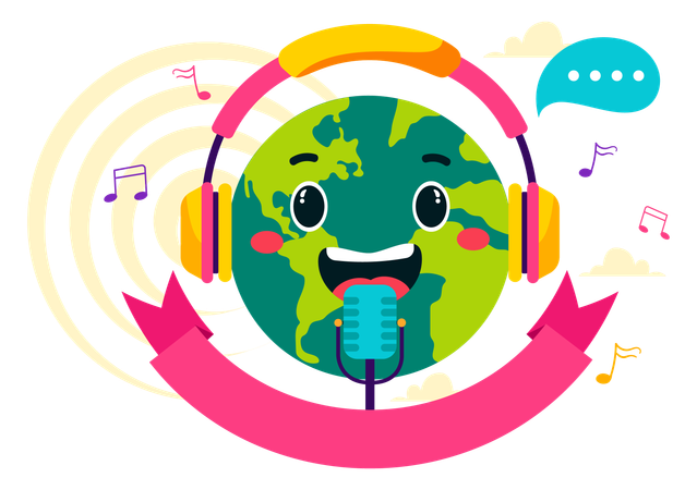 World Radio Day  Illustration