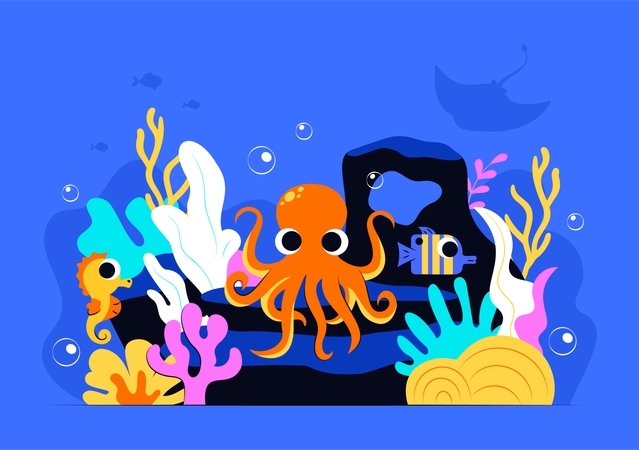 World Reef Awareness Day  Illustration