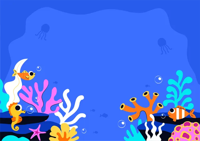 World Reef Awareness Day  Illustration