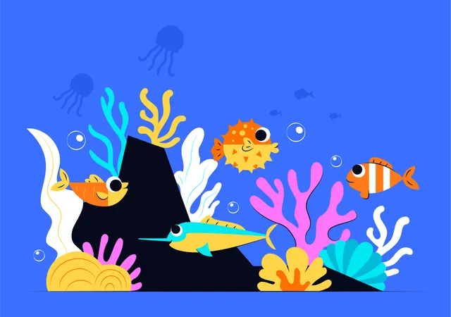 World Reef Awareness Day  Illustration