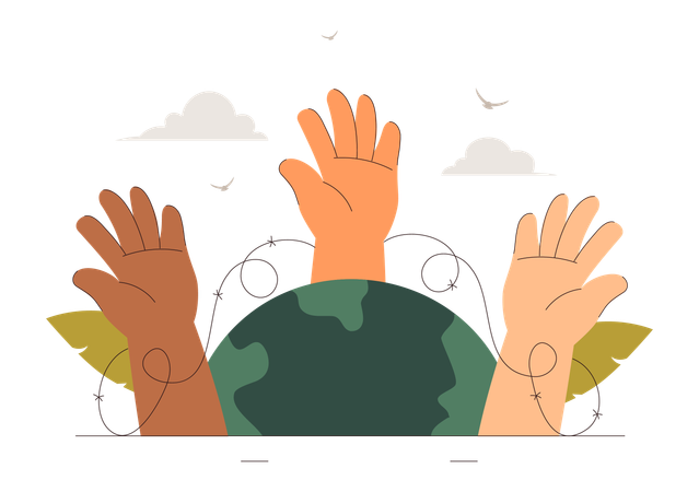 World Refugee Day  Illustration
