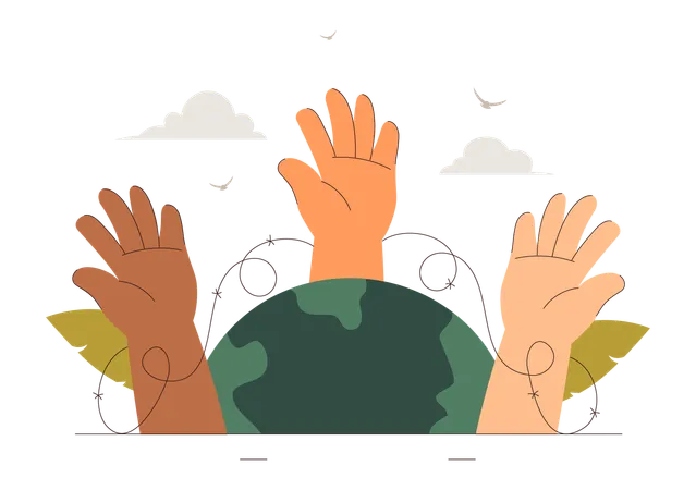 World Refugee Day  Illustration