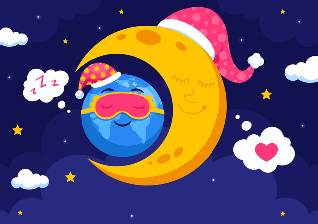 World Sleep Day  Illustration