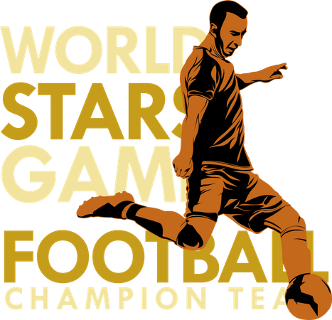 World Stars Game Football Champion Team  イラスト