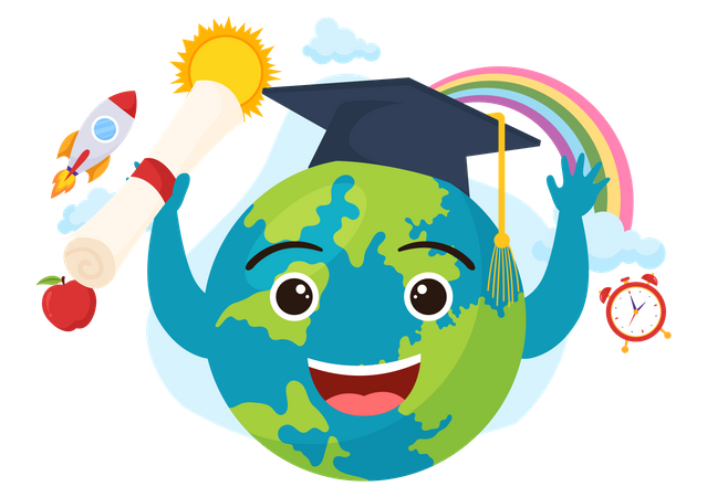 World Students Day  Illustration