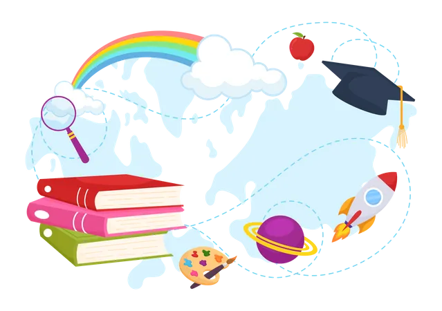 World Students Day  Illustration