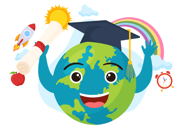 World Students Day  イラスト
