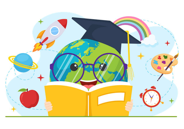 World Students Day  イラスト