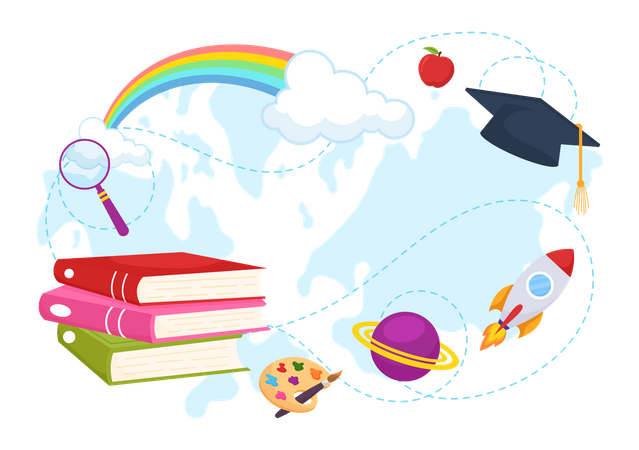 World Students Day  イラスト