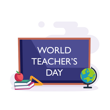 World Teachers Day  Illustration