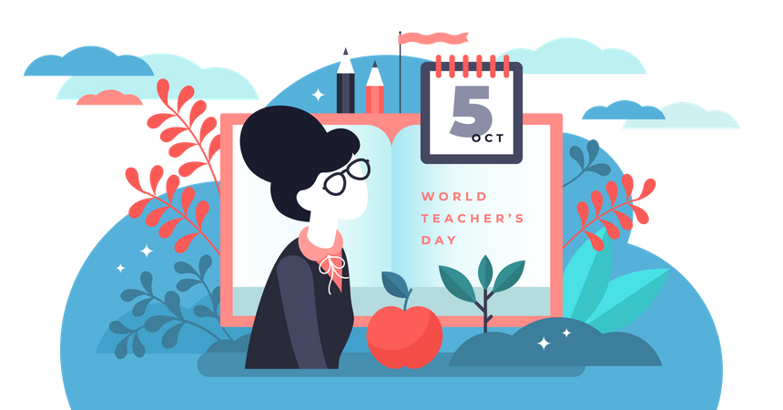 World Teachers day  Illustration