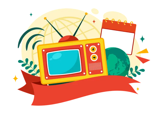 World Television Day  Illustration