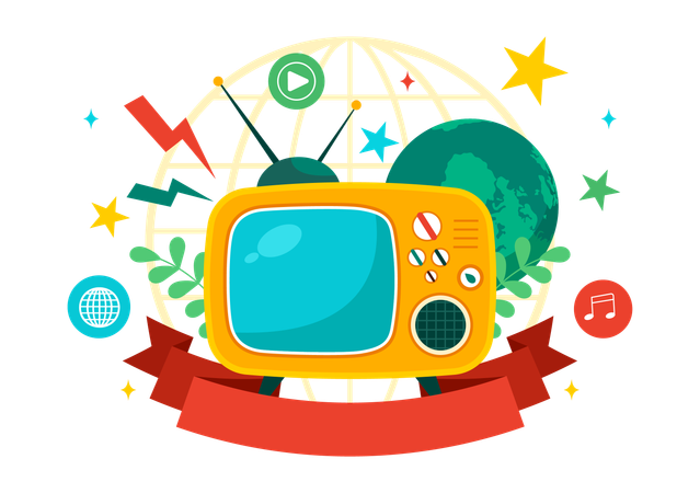 World Television Day  Illustration