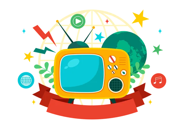 World Television Day  Illustration