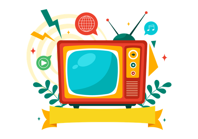 World Television Day  Illustration