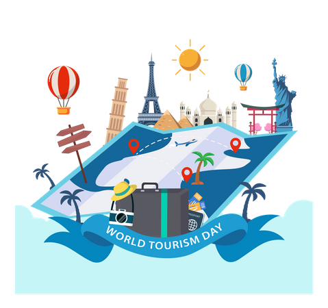 World Tourism Day  Illustration