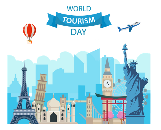 World Tourism Day  Illustration