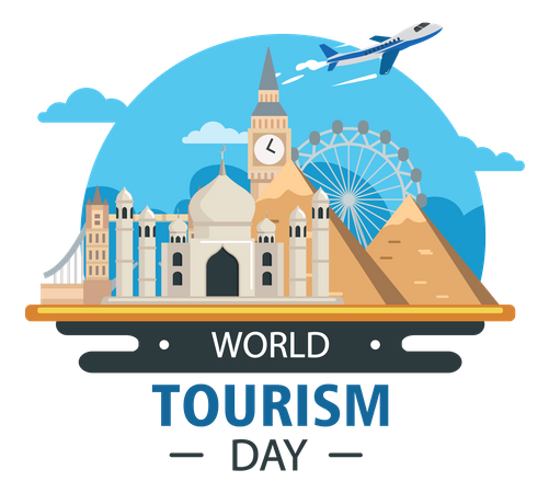 World Tourism Day  Illustration