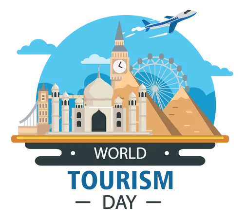 World Tourism Day  Illustration