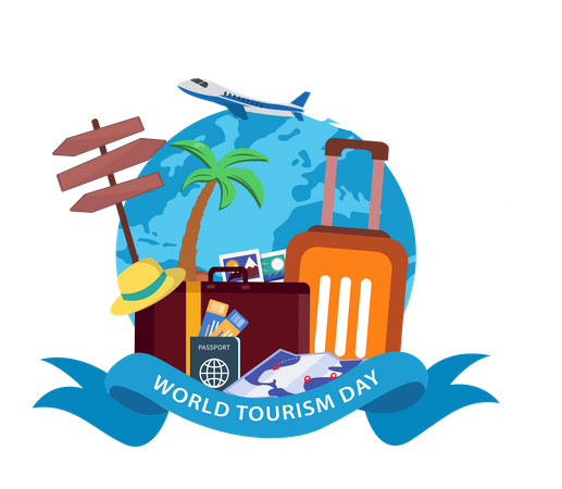 World Tourism Day  Illustration