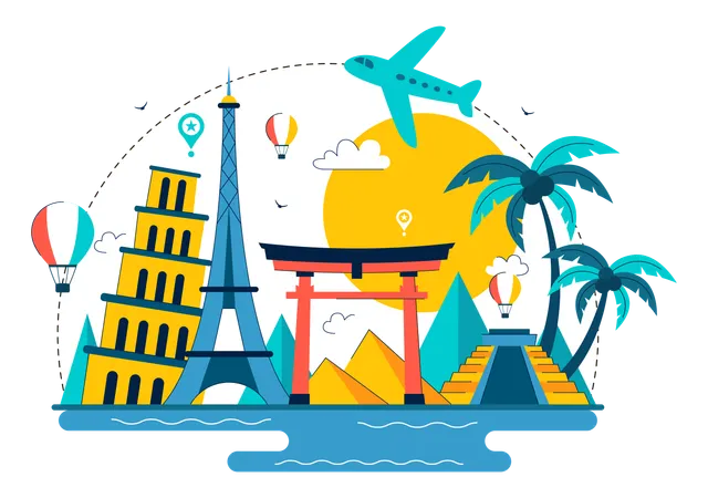World Tourism Day  Illustration