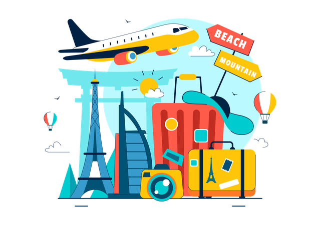 World Tourism Day  Illustration