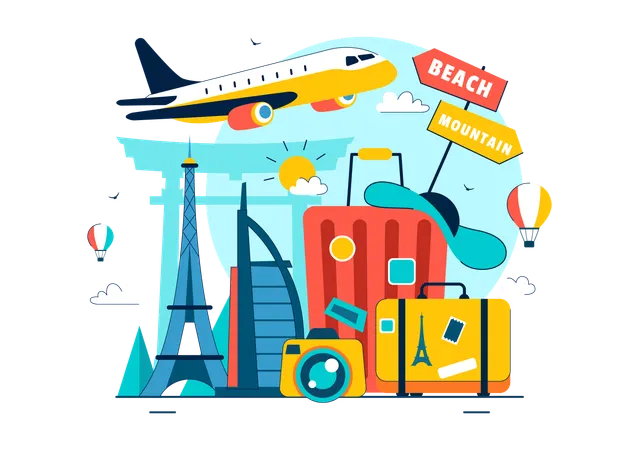 World Tourism Day  Illustration