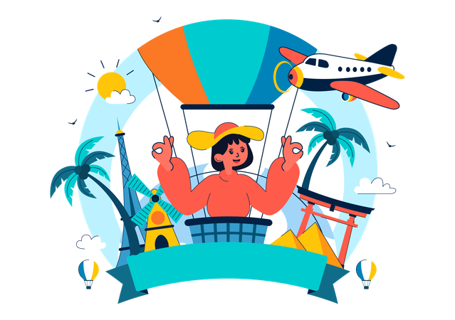 World Tourism Day  Illustration