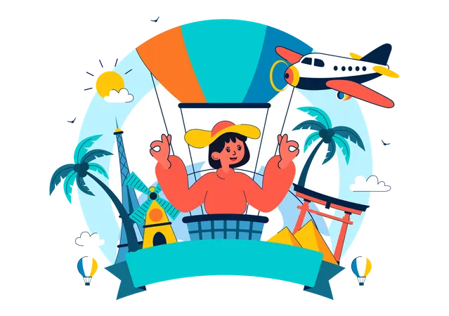 World Tourism Day  Illustration