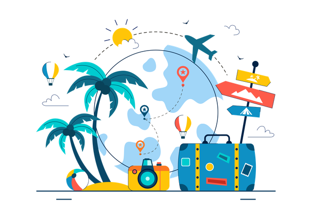 World Tourism Day  Illustration