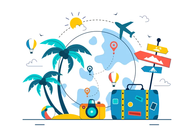 World Tourism Day  Illustration