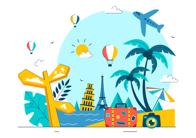 World Tourism Day  Illustration