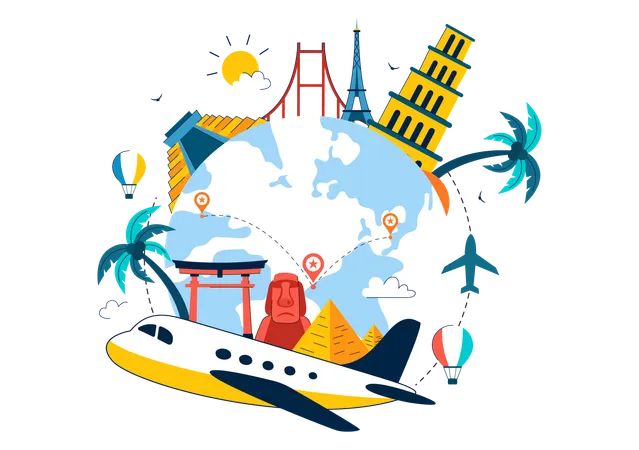 World Tourism Day  Illustration