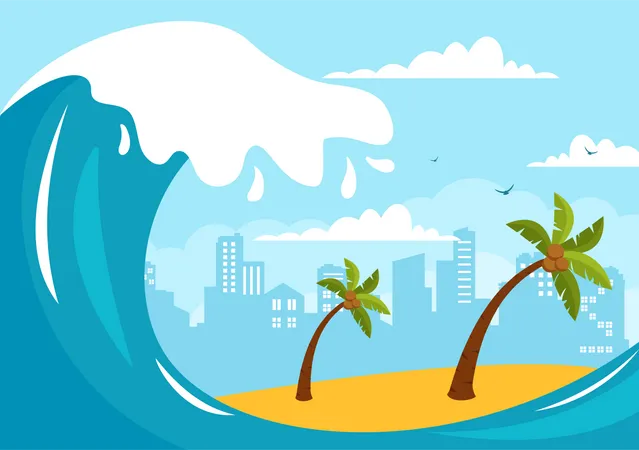 World Tsunami Awareness Day  Illustration