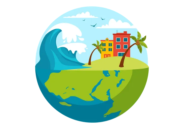 World Tsunami Awareness Day  Illustration