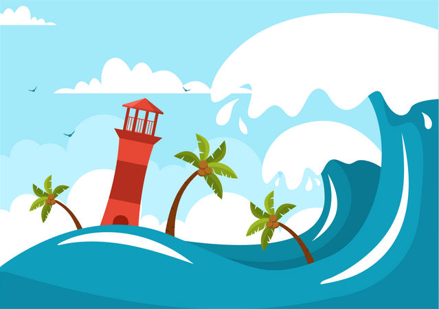 World Tsunami Awareness Day  Illustration